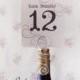 Wine Bottle Table Number Holder,Wire Place Card Holder, Escort Card Holder,  From Set of 5 pcs onwards