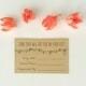 ANNABELLE: Editable Wedding Song Request Card - Rustic Mason Jar Lights - DIY Printable - Instant Download File - Invitation