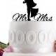 Wedding Cake Topper - Wedding Decoration - Cake Decor - Monogram Cake Topper - Anniversary Cake Topper -Bride & Groom Cake Topper