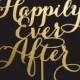 Wedding Cake Topper- Happily Ever After