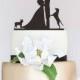 Wedding Cake Topper,Groom And Bride Cake Topper,Custom Cake Topper With Dog,Unique Cake Topper,Wedding Decoration P107