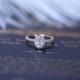5x7mm Oval Brilliant Charles & Colvard Moissanite Ring Solid 14K Rose Gold H/SI Diamond Wedding Ring Moissanite Engagement Ring