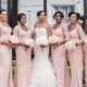Long Sleeves Aso Ebi Style Bridesmaid Dresses V Neck Mermaid Bridesmaid Gown Chiffon Cheap Dress Formal Dress 2016 Winter Lace See Through Online with $70.25/Piece on Hjklp88's Store 