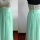 Mint Green Beading Prom Dress Long Sweetheart Prom Dress Long Evening Dress Green Prom Dress Plus Size Dress Mint Dress Green Dress