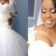 2016 Nigerian Mermaid Wedding Dresses Cheap Lace Tulle Church Bride Gown Appliques Beaded Sash Church Plus Size Bridal Gowns Online with $140.63/Piece on Hjklp88's Store 