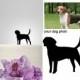wedding Cake Topper Silhouette, send your dog photo, custom dog wedding cake topper, custom cats wedding cake topper, pets cake topper