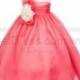 Ball Gown Tea-length Bodice and Organza Skirt Flower Girl Dress