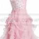 A-Line Princess Scoop Neck Floor-Length Lace Flower Girl Dress
