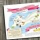 Custom Wedding Map, JPress Designs, wedding, travel, guest guide, destination wedding, save the date, custom map, illustration, Key West
