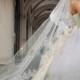 Ivory Cathedral length Lace Mantilla Bridal Veil