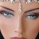 Gorgeous Bridal Head Circlet, Head Piece, Head dress, Forehead Necklace, Rhinestone