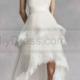 NEW! White by Vera Wang High Low Tiered Wedding Dress VW351281