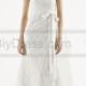 NEW! White by Vera Wang Illusion Tank Wedding Dress VW351227
