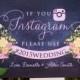 If you Instagram sign, Instagram wedding sign, Custom colors, Personalized sign, wedding sign, wedding prop, weddings, Thefindsac