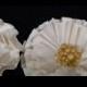 3 Gum paste flowers: ruffle and carnation flowers/Cake decoration/Edible sugar flowers/wedding, anniversary