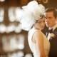 Downton Abbey inspired Tulle & Birdcage Statement Wedding Bridal Headpiece - Roaring 20s head hair piece