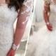 sexy illusion lace back long sleeves mermaid wedding dress