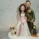 Customized Hunting Theme Wedding Cake Topper