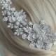 Wedding Hair Accessories 5.7 Inch Silver-tone Rhinestone Crystal Bridal Hair Comb Wedding Headpiece Flower Wedding Hair Comb HSE04087C1