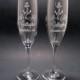 Personalized Anchor Champagne Flutes Wedding Toasting Flutes Set of 2