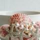 Pink Sea Shell Bridal HAIR COMB Hair Accessory Beach Wedding Mermaid Ocean Summer Resort Vacation