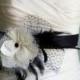 Black and Ivory Bridal Sash, Bridal Belt, Bridal Accessories, Weddings, Wedding Accessories, Belts and Sashes Sadie