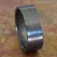 MIDNIGHT Oxidized Silver 6, 8 or 10 mm // Men's Wedding Ring // Women's Wedding Ring // Men's Wedding Band // Women's Wedding Band //