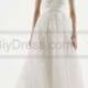 White by Vera Wang Illusion Neckline Wedding Dress VW351242