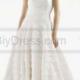 White by Vera Wang A-line Drop Waist Wedding Dress VW351221