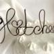 Rustic Cake Topper, Hitched Style 4
