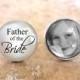 Custom Photo Father of the Bride Cuff Links Silver Photo Cuff Links Gifts for Dad Wedding Cufflinks Picture Cuff Link Fathers Day Keepsake