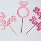 BACHELORETTE- Last Fling before the ring cupcake toppers!!! Bachelorette Party decor!