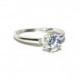 1 Carat Promise Ring, Purity Ring, Anniversary Ring, Low Profile Ring