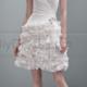 White by Vera Wang Short Chiffon Wedding Dress VW351216