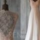 2015 Peach Perspective Bridesmaid dress, Long Lace Prom dress, Chiffon Blush Wedding dress, Formal dress, Cocktail Dress floor length (T029)