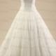 Vintage High Quality A-Line Wedding Dress White/Ivory Sweep Train Women Handmade Appliqued Lace Tulle Sweetheart Bridal Gowns