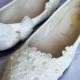 White Wedding Flats,Bridal Ballet Shoes,Comfortable Flats,Shoes Flat Lace Shoes Womens Wedding Shoes