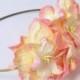 Champagne Gardenias Floral Headband Flower Fascinator Vintage Wedding Party Bridal Accessory Bridesmaid statement