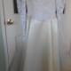 075-Truly Exceptional Vintage Wedding Gown, 1970's, stunning condition and classic elegance, SIZE 6-8, Outstanding Gown !  WOW !