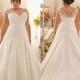 2016 Plus Size Wedding Dresses Lace A Line Jewel Backless Covered Button Tulle And Chiffon Court Train Formal Bridal Gowns Online with $94.25/Piece on Hjklp88's Store 