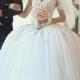 sweetheart neck Said mhamad full tulle ball gown princess wedding dress