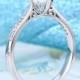 Classic Lab Created Diamond Engagement Ring 925 Sterling Silver Wedding 1.25 Carat