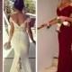 Vintage Whie Bridesmaid Dresses Sleeves Long Brdal Plus Size Sheath Off Shoulder Applique Sheath Floor Length Evening Gown Formal Prom Gown Online with $72.57/Piece on Hjklp88's Store 
