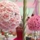 Kissing Ball Rose Pomander Tall Centerpiece Weddings