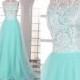 Mint Bridesmaid Dresses Lace Prom Dress Long Prom Dresses Lace Applique Bridesmaid Dresses Tulle Party Dress
