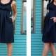 Black Bridesmaid Dress with pockets, made to order (more color options)