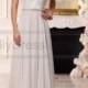 Stella York Capri Chiffon Sheath Wedding Dress Style 6255