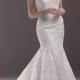 Fit and Flare Illusion Bateau Neckline Lace Wedding Dresses with Illusion Back - LightIndreaming.com