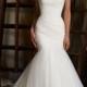 Fit and Flare Strapless Criss-cross Pleated Sweetheart Wedding Dresses - LightIndreaming.com