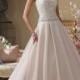 Illusion and Scalloped Lace Bateau Neckline A-line Wedding Dresses - LightIndreaming.com